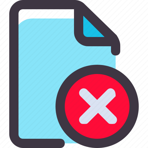 Delete, document, file, paper icon - Download on Iconfinder