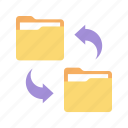 exchanging arrows, file exchanging, file sharing, file transferring, files