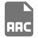 aac, audio, file, extension, music