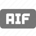 aif, audio, extension, music