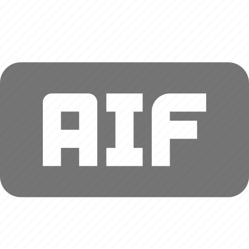 Aif, audio, extension, music icon - Download on Iconfinder