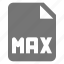 file, max, extension, format 
