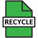 document, file, filetype, type, page, recycle 