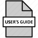 document, file, guide, page, user, user's guide 