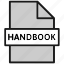 document, file, filetype, type, handbook, page 