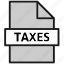 document, file, type, page, sheet, taxes 