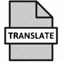 document, file, type, page, text, translate