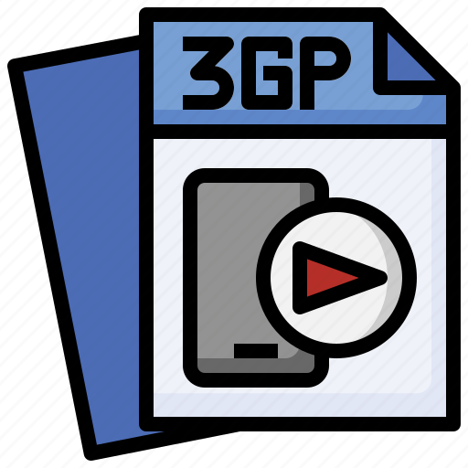 3gp, format, extension, archive, document icon - Download on Iconfinder