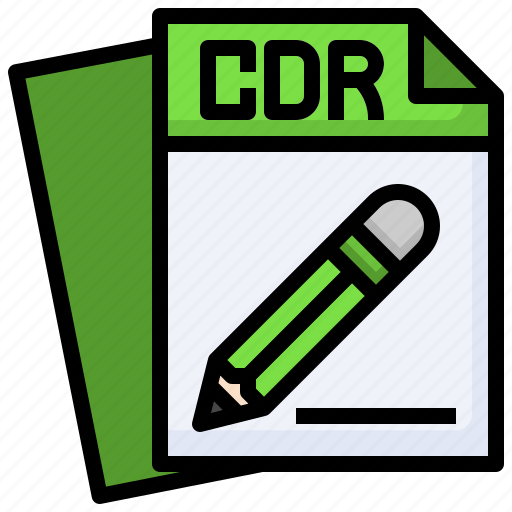 Cdr, format, extension, archive, document icon - Download on Iconfinder