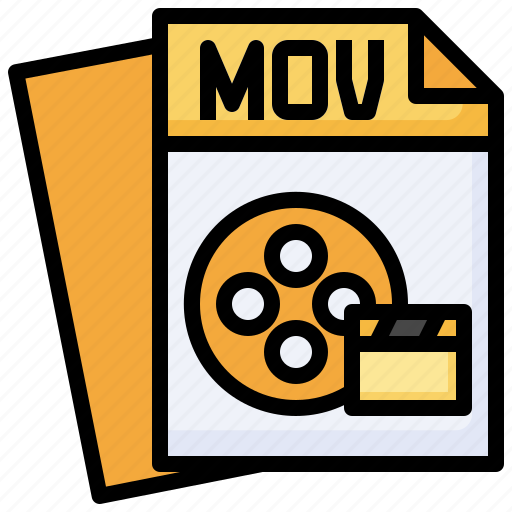 Mov, format, extension, archive, document, file icon - Download on Iconfinder