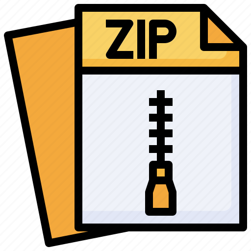 Zip, format, extension, archive, document, file icon - Download on Iconfinder