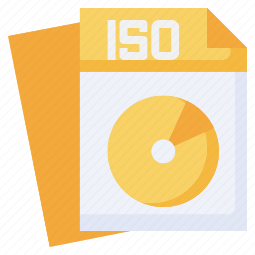 Iso, format, extension, archive, document icon - Download on Iconfinder