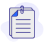 attached, document, attachment, email, file, paper 
