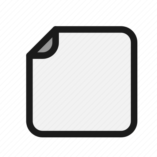 Blank, empty, new, file, document, sticky, note icon - Download on Iconfinder