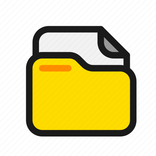Folder, explore, browse, file, document, storage, organizer icon - Download on Iconfinder