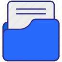 folder, file, directory, document, storage, archive