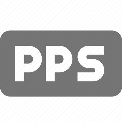 Pps, extension, format icon - Download on Iconfinder