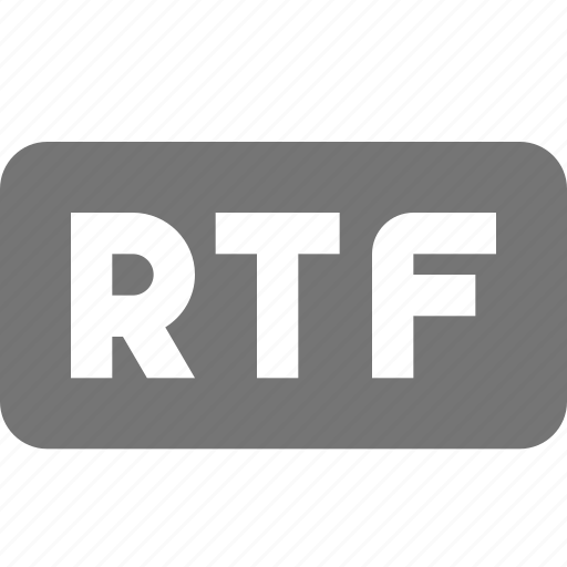 Rtf, extension, format icon - Download on Iconfinder