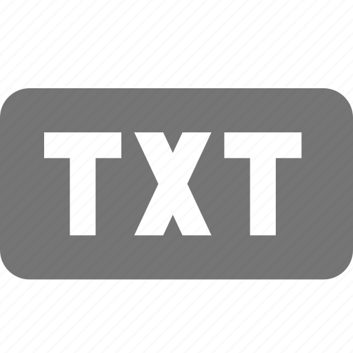 Txt, extension, format icon - Download on Iconfinder