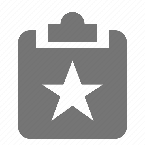 Favorite, star, tasks, clipboard icon - Download on Iconfinder
