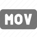 mov, video, extension, movie