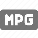 mpg, video, extension, movie