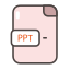 ppt, ppt icon, document, file, folder, format 