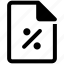 file, document, paper, extension, discount, percent 