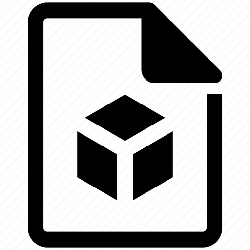 File, document, paper, extension, product, box icon - Download on Iconfinder