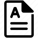 file, document, paper, extension, beginning, letter, text, processing