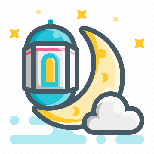 Moon, lamp, light, ramadan icon - Download on Iconfinder