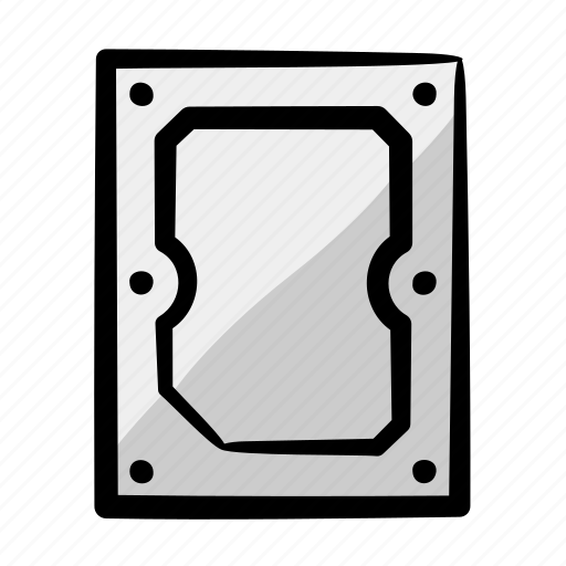 Hard disk, hdd, hard drive, drive, data, storage icon - Download on Iconfinder