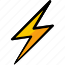 lightning, thunderbolt, voltage, electricity, power, energy