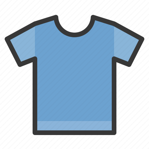 Clothesfilled, tshirt, short sleeve, top, wear icon - Download on Iconfinder