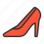 clothesfilled, high heel, fahion, footwear, shoe, wear, woman 