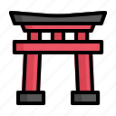 torii, temple, japan, tokyo, sport, olympic, game