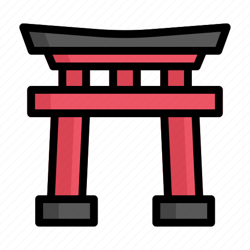 Torii, temple, japan, tokyo, sport, olympic, game icon - Download on Iconfinder