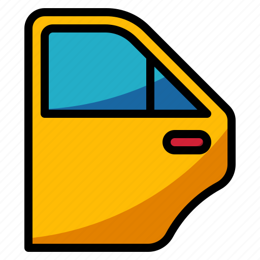 Car, door, drive, mirror, open icon - Download on Iconfinder
