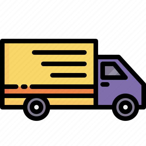 Delivery, freight, logistics, shipping, truck, vehicle icon - Download on Iconfinder