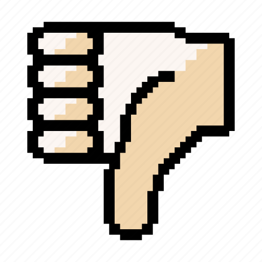 Thumbs down, noob, bad, rating, quality, dislike icon - Download on Iconfinder