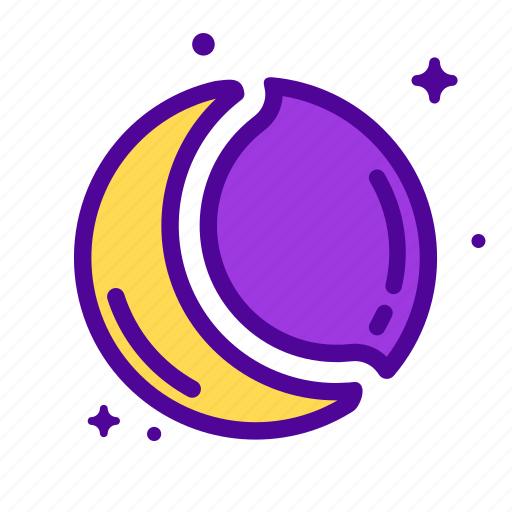 Science, space, astronomy, moon, crescent, eclipse icon - Download on Iconfinder
