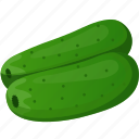 cucumber, cucumber salad, vegetables icon