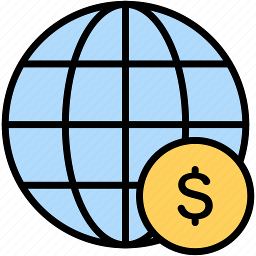 Banking, currency, globe, international icon - Download on Iconfinder