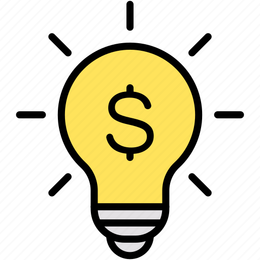 Creative, idea, lightbulb, money, profit icon - Download on Iconfinder