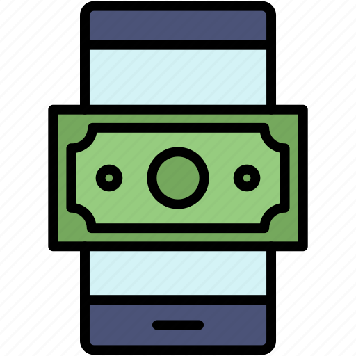 Mobile, money, payment, transfer icon - Download on Iconfinder