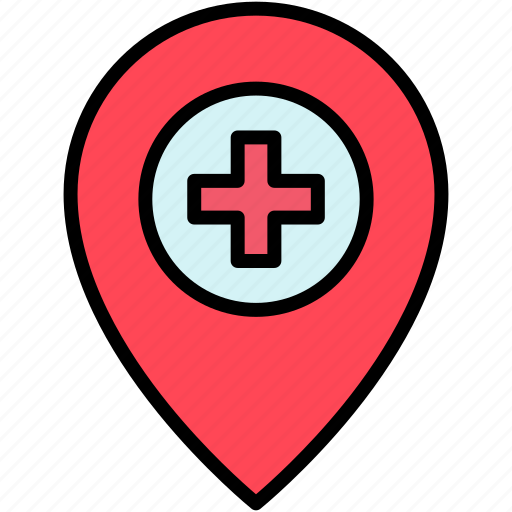 Ambulance, hospital, location icon - Download on Iconfinder