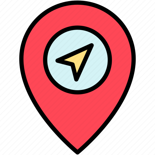 Direction, location, pin icon - Download on Iconfinder