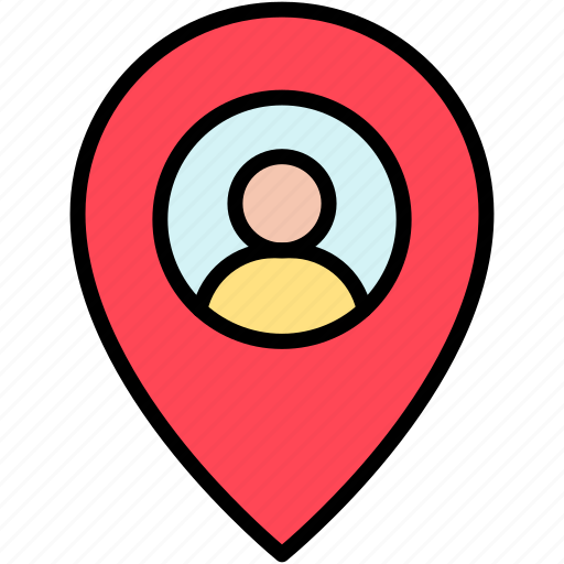 Human, location, person icon - Download on Iconfinder