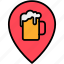 beer, location, pub 