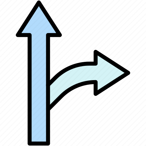 Arrows, direction, path, right icon - Download on Iconfinder